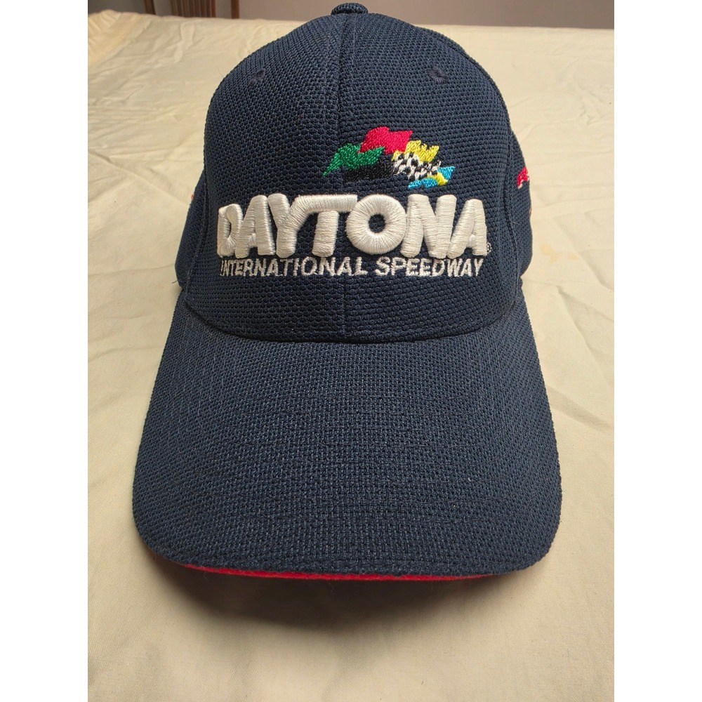 UltraFit Daytona International Speedway Hat Unisex Medium Navy Good Valvoline
